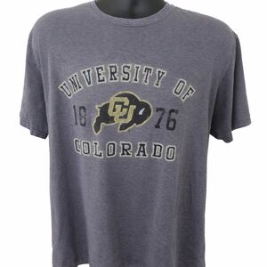 Jan -University of Colorado Short Sleeve T-Shirt - Gray